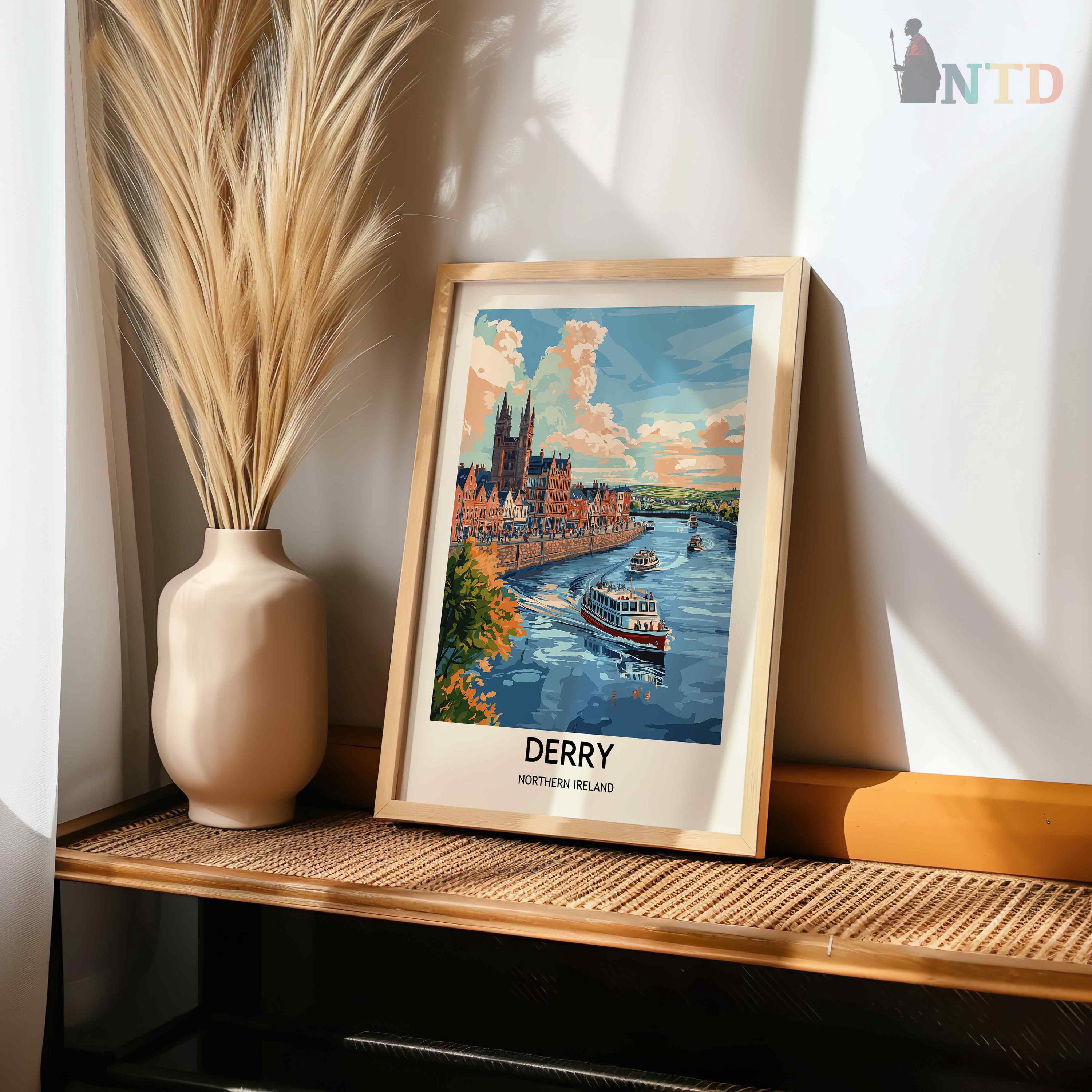 Derry Poster, Derry Wall Art, Derry Print, Derry Photo, Derry Poster ...