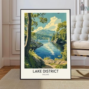 Lake District Print, Lake District Poster, Lake District Wall Art, Lake District Travel, Lake District art print, Lake District artwork