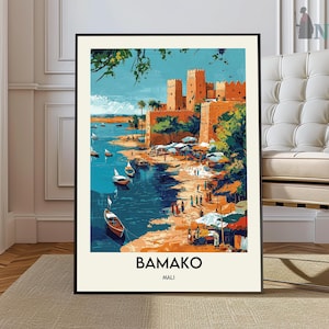 Bamako Print, Bamako Wall Art, Bamako Poster, Bamako Photo, Bamako Poster Print, Bamako Travel Poster, Bamako Mali poster
