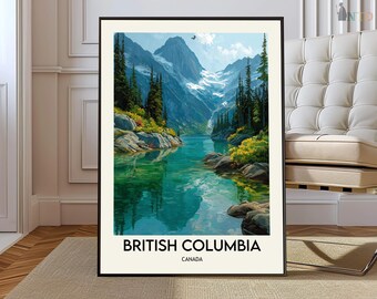 British Columbia Canada poster, British Columbia Canada Wall Art, British Columbia Canada Print, British Columbia Canada Photo