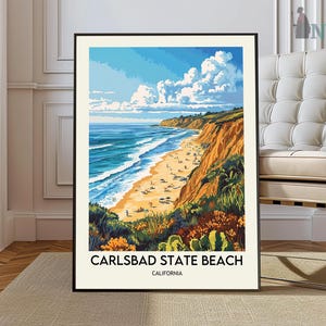 Carlsbad State Beach Print, Carlsbad State Beach Wall Art, Carlsbad State Beach Poster, Carlsbad State Beach Photo, Carlsbad California
