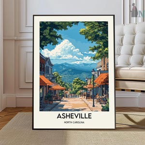 Asheville Poster, Asheville Print, Asheville Wall Art, United States Photo, United States Poster, United States Print, Travel Poster