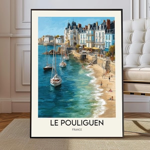 Le Pouliguen poster, Le Pouliguen Wall Art, Le Pouliguen Print, Le Pouliguen Photo, Le Pouliguen Poster, Le Pouliguen France poster
