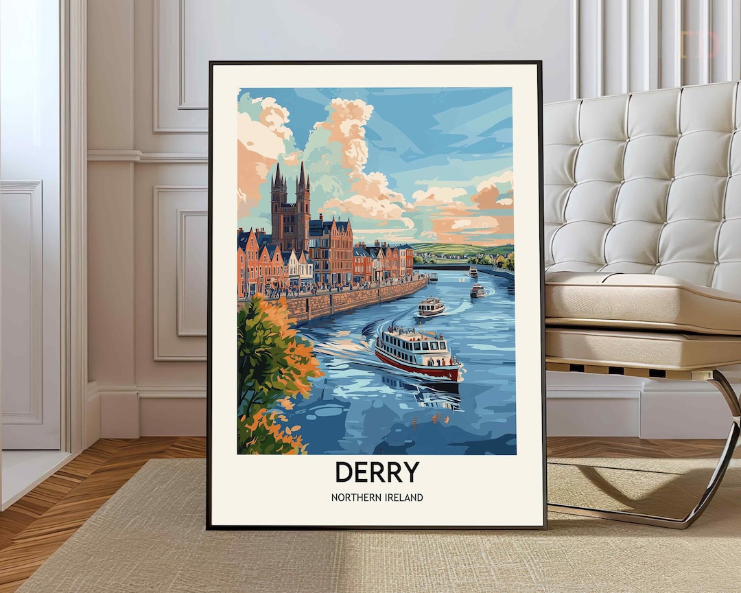 Derry Poster, Derry Wall Art, Derry Print, Derry Photo, Derry Poster ...
