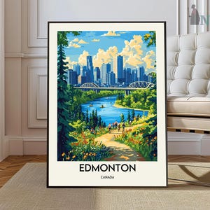 Edmonton Poster, Edmonton Print, Edmonton Photo, Edmonton Wall Art, Canada Poster, Canada Print, Edmonton city, Edmonton Alberta