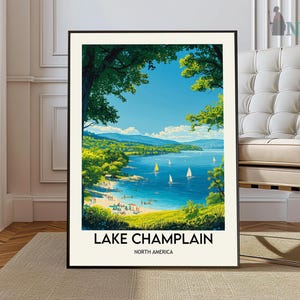 Lake Champlain poster, Lake Champlain Wall Art, Lake Champlain Print, Lake Champlain Photo, Lake Champlain Poster Print, Fort Ticonderoga