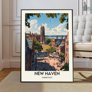 New Haven poster, New Haven Wall Art, New Haven Print, New Haven Photo, New Haven Poster Print, New Haven Travel Poster, New Haven Gift