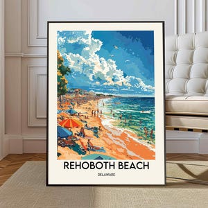 Rehoboth Beach poster, Rehoboth Beach Wall Art, Rehoboth Beach Print, Rehoboth Beach Photo, Rehoboth Beach poster, Delaware poster