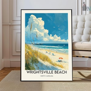 Wrightsville Beach Print, Wrightsville Beach Wall Art, Wrightsville Beach Poster, Wrightsville Beach NC, Wrightsville Beach North Carolina