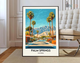 Palm Springs Print, Palm Springs Wall Art, Palm Springs Poster, Palm Springs Photo, Palm Springs Poster Print, Palm Springs California art