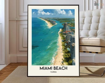 Poster di Miami Beach, Arte da parete di Miami Beach, Stampa di Miami Beach, Foto di Miami Beach, Stampa poster di Miami Beach, Poster di Miami Beach Florida