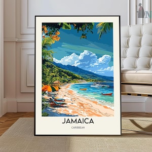 Jamaica poster, Jamaica Wall Art, Jamaica Print, Jamaica Photo, Jamaica Poster Print, Jamaica Travel Poster, Jamaica Gift