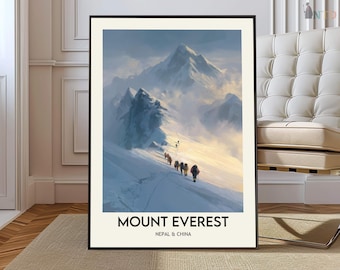 Mount Everest Print, Mount Everest Wall Art, Mount Everest Poster, Mount Everest Photo, Mount Everest Poster Print, Mount Everest Himalayas