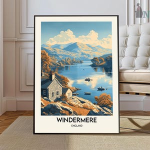 Windermere Print, Windermere Wall Art, Windermere Poster, Windermere Photo, Windermere UK, Windermere England,  Lake District National Park