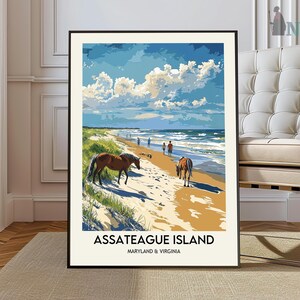 Assateague Island Print, Assateague Island Poster, Assateague Island Wall Art, Assateague Island Travel print, Assateague Island art print