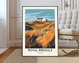 Royal Birkdale poster, Royal Birkdale Wall Art, Royal Birkdale Print, Royal Birkdale Photo, Royal Birkdale Poster Print, Southport England