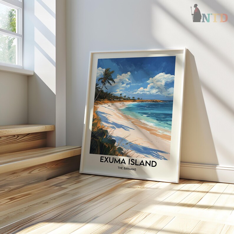Exuma Poster Exuma Island Poster, Exuma Island Wall Art, Exuma Island Print, Exuma ...