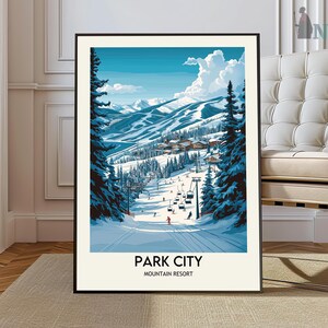 Park City Print, Park City Wandkunst, Park City Poster, Park City Foto, Park City Poster Druck, Park City Reiseposter, Park City Utah