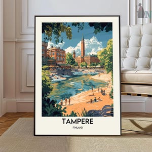 Tampere poster, Tampere Wall Art, Tampere Print, Tampere Photo, Tampere Poster Print, Tampere Travel, Tampere city, Tampere Finland poster
