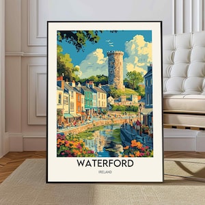Waterford poster, Waterford Wall Art, Waterford Print, Waterford Photo, Waterford Poster Print, Waterford Travel Poster, Waterford Ireland