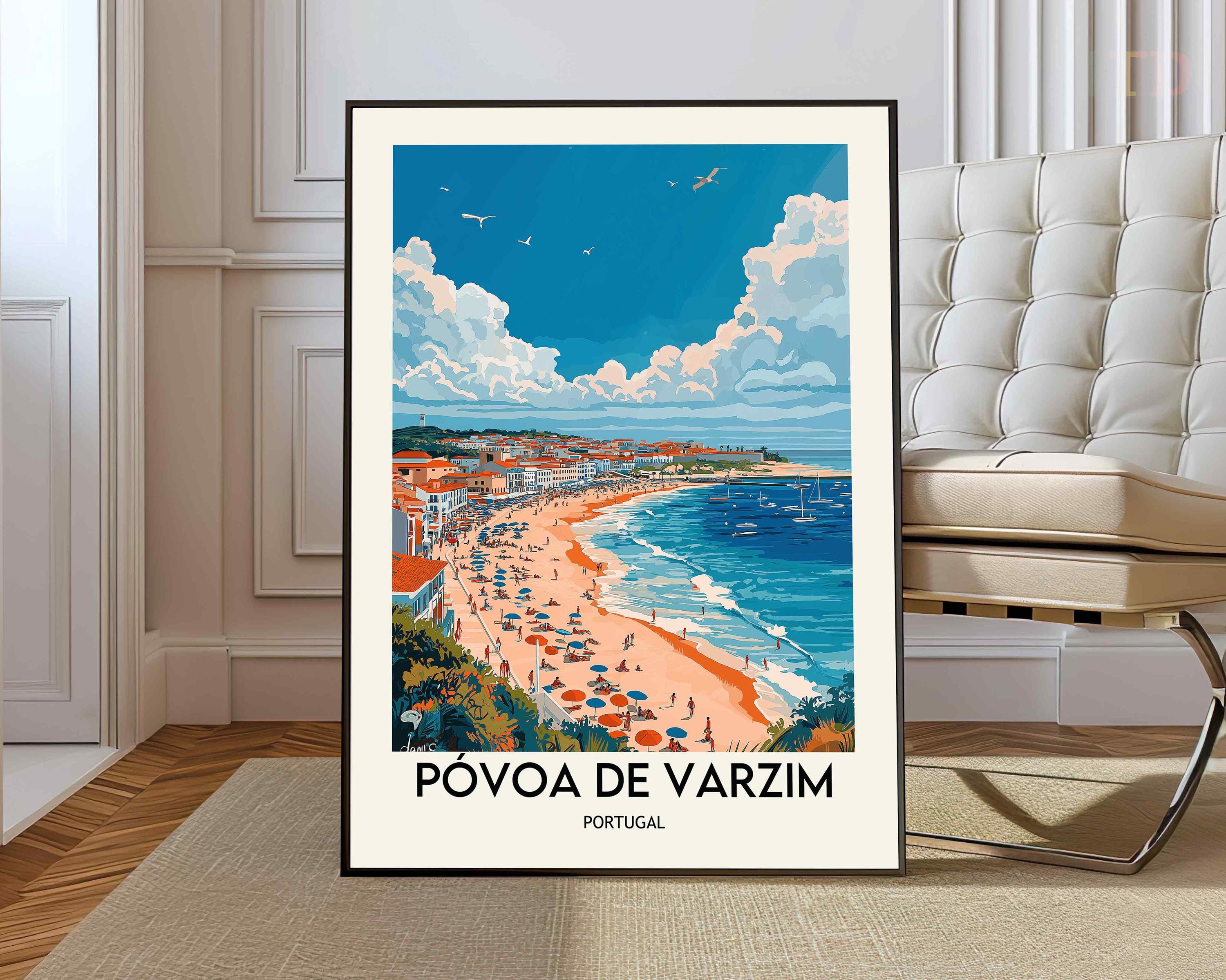 Póvoa De Varzim Poster, Póvoa De Varzim Wall Art, Póvoa De Varzim
