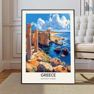 Griechenland Print, Griechenland Wandkunst, Griechenland Poster, Griechenland Foto, Griechenland Poster Druck, Griechenland Wand Dekor, Europa Poster Druck