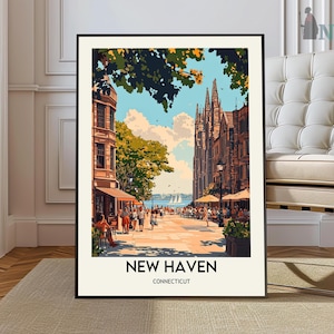 New Haven poster, New Haven Wall Art, New Haven Print, New Haven Photo, New Haven Poster Print, New Haven Travel Poster, New Haven Gift