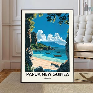 Papua New Guinea poster, Papua New Guinea Wall Art, Papua New Guinea Print, Papua New Guinea Photo, Papua New Guinea gift poster