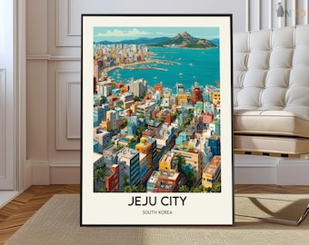 Jeju City poster, Jeju City Wall Art, Jeju City Print, Jeju City Photo, Jeju City Poster Print, Jeju City Travel, Jeju City South Korea art