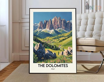 ソンドリオ イタリア ポスター: アルプスの街の旅行プリント - Etsy 日本