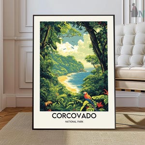 Corcovado National Park poster, Corcovado National Park Wall Art, Corcovado National Park Print, Corcovado National Park Photo