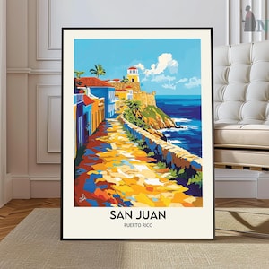 San Juan Print, San Juan Wall Art, San Juan Poster, San Juan Photo, San Juan Poster Print, San Juan Travel Poster, San Juan Puerto Rico