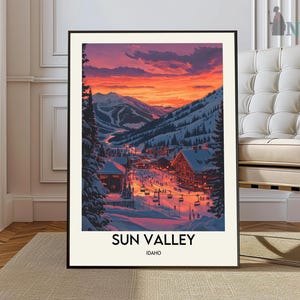 Sun Valley poster, Sun Valley Wall Art, Sun Valley Print, Sun Valley Photo, Sun Valley Poster Print, Sun Valley Idaho, Sun Valley Gift