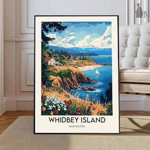 Whidbey Island poster, Whidbey Island Wall Art, Whidbey Island Print, Whidbey Island Photo, Whidbey Island Poster Print, Seattle poster