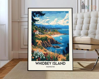 Whidbey Island poster, Whidbey Island Wall Art, Whidbey Island Print, Whidbey Island Photo, Whidbey Island Poster Print, Seattle poster