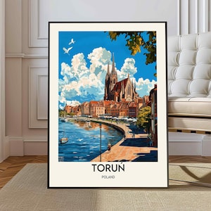 Torun poster, Torun Wall Art, Torun Print, Torun Photo, Torun Poster Print, Torun Travel Poster, Torun city poster, Torun Poland poster