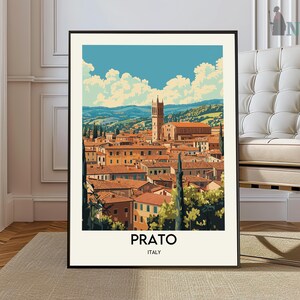 Prato poster, Prato Wall Art, Prato Print, Prato Photo, Prato Poster Print, Prato Travel Poster, Prato city poster, Prato tuscany print
