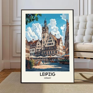 Leipzig Poster, Leipzig Wandkunst, Leipzig Print, Leipzig Foto, Leipzig Dekor, Leipzig Reise, Leipzig Stadt, Leipzig Stadtplan, Leipzig Deutschland