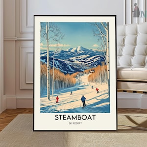 Steamboat Ski Resort poster, Steamboat Ski Resort Wall Art, Steamboat Ski Resort Print, Steamboat Ski Resort Photo, Steamboat Ski Colorado