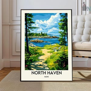 Póster de North Haven, Arte mural de North Haven, Impresión de North Haven, Foto de North Haven, Impresión de póster de North Haven, North Haven, Maine, Impresión de Maine