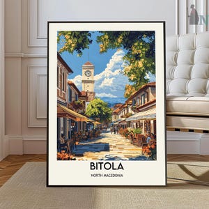 Bitola poster, Bitola Wall Art, Bitola Print, Bitola Photo, Bitola Poster Print, Bitola Travel, Bitola city, Bitola North Macedonia poster