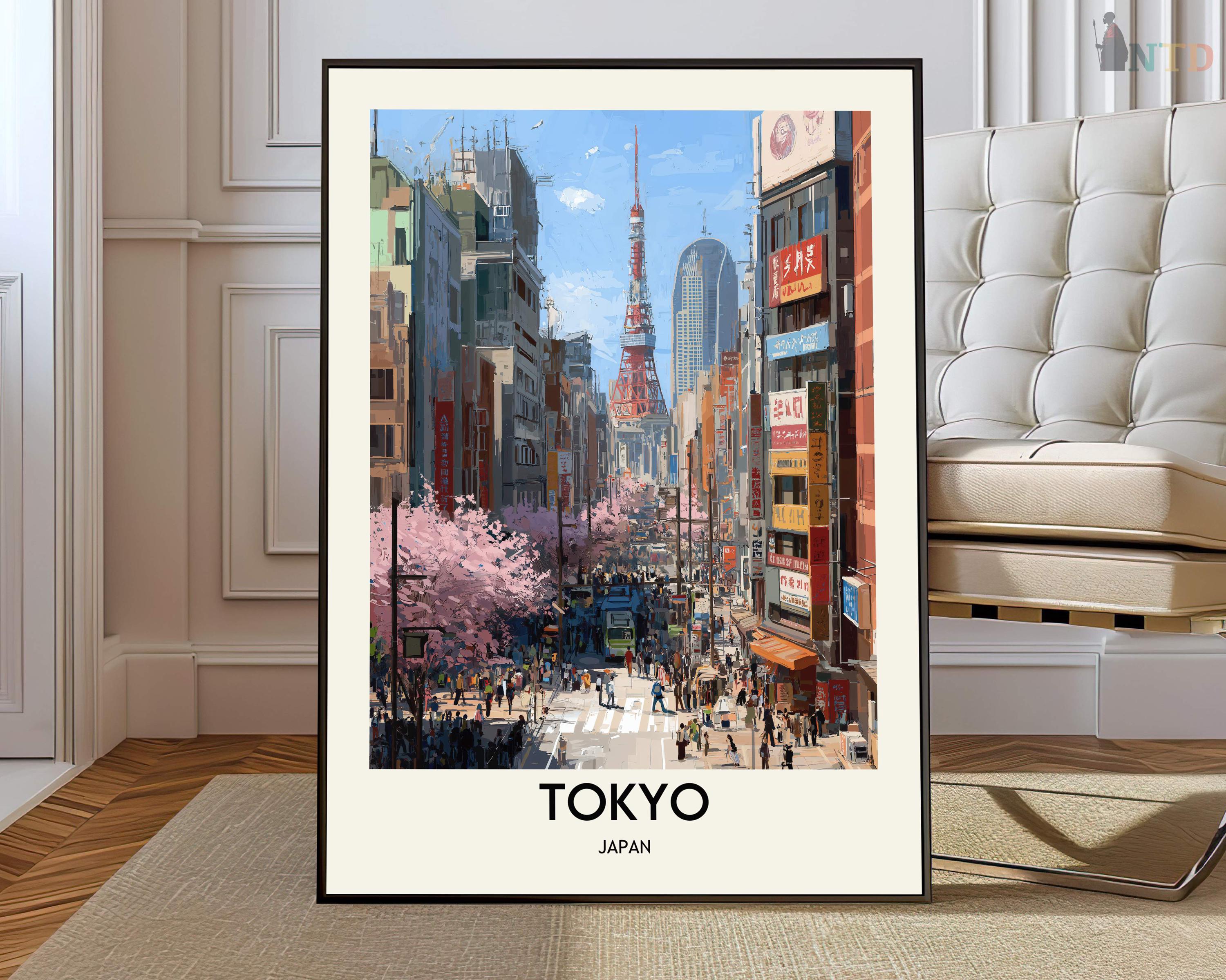Poster Shibuya - Etsy