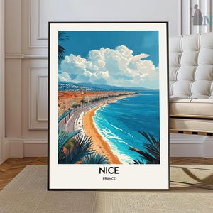 Nice Print, Nice Wall Art, Nice Poster, Nice Photo, Nice city, Nice Travel Poster, Nice France, Côte d&#39;Azur poster, French Riviera poster