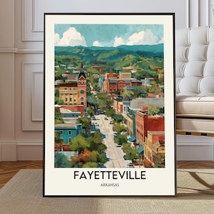 Fayetteville poster, Fayetteville Wall Art, Fayetteville Print, Fayetteville Photo, Fayetteville Poster Print, Fayetteville Arkansas poster