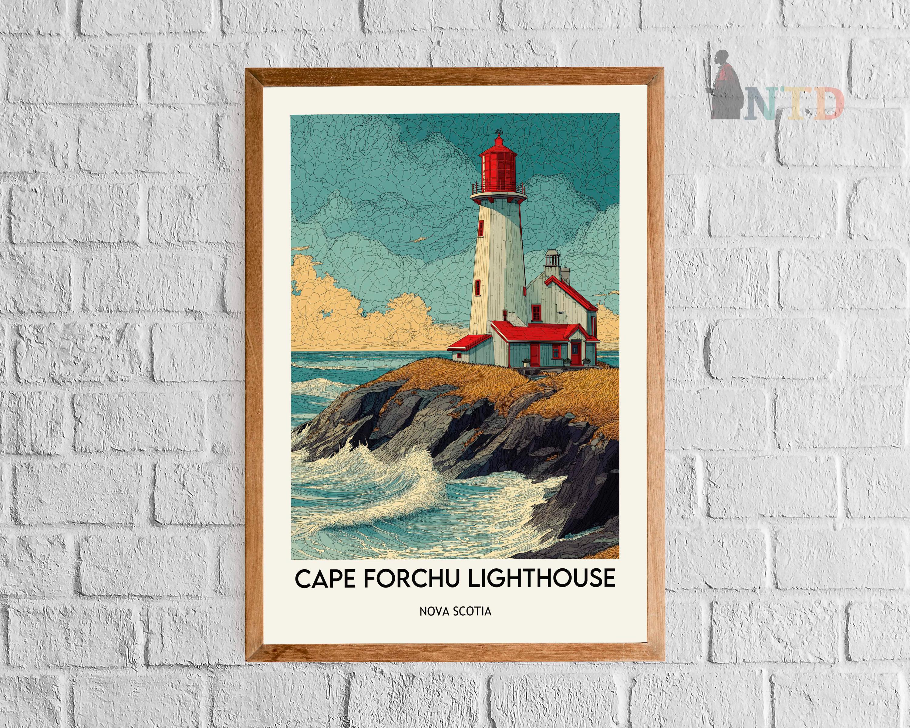 フォルチュ岬灯台のポスター、フォルチュ岬灯台のウォールアート