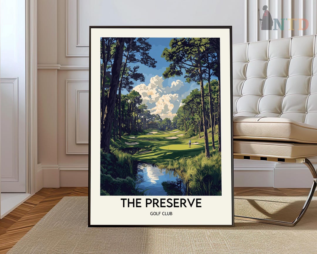 The Preserve Golf Club Poster: Carmel, California - Tom Fazio