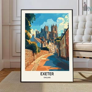 Exeter Print, Exeter Wall Art, Exeter Poster, Exeter Photo, Exeter Poster Print, Exeter Travel Poster, Exeter England poster