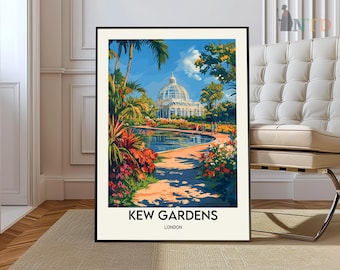 Royal Botanic Gardens, Kew Gardens-poster, Kew Gardens-muurkunst, Kew Gardens-afdruk, Kew Gardens-foto, Kew Gardens-poster Londen