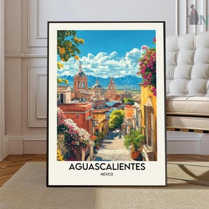 Aguascalientes Travel Poster, Aguascalientes Wall Art, Aguascalientes Poster Print, Aguascalientes Photo, Aguascalientes Decor, Mexico