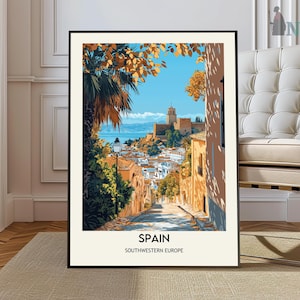 Spain Art, Spain Travel, Spain Photo, Spanish Decor, Spain Decor, Spain Photography, Spain Travel Poster, Spain Art Print, Spain Print